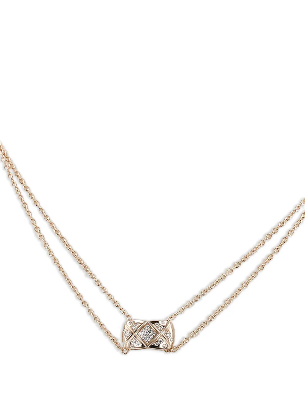 CHANEL Pre-Owned pink gold Coco Crush diamond necklace | Image 2