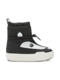 Moon Boot Kids Park Strap panda face snow boots - Black