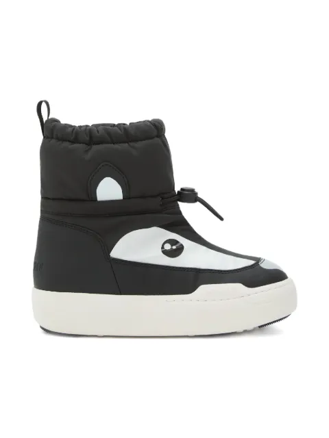 Moon Boot Kids Park Strap panda face snow boots