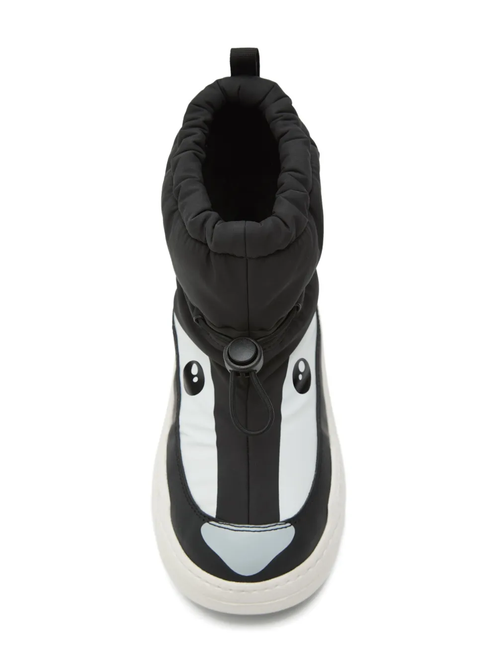 Moon Boot Kids Park Strap panda face snow boots Black
