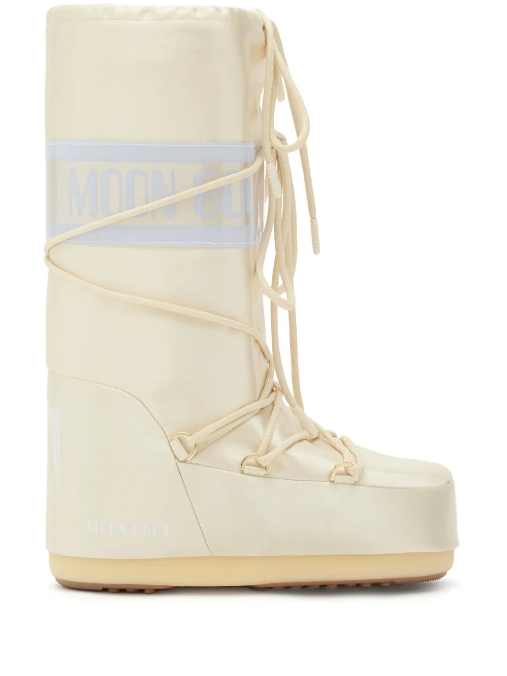 Moon Boot Kids' Logo-band Lace-up Boots In Multi