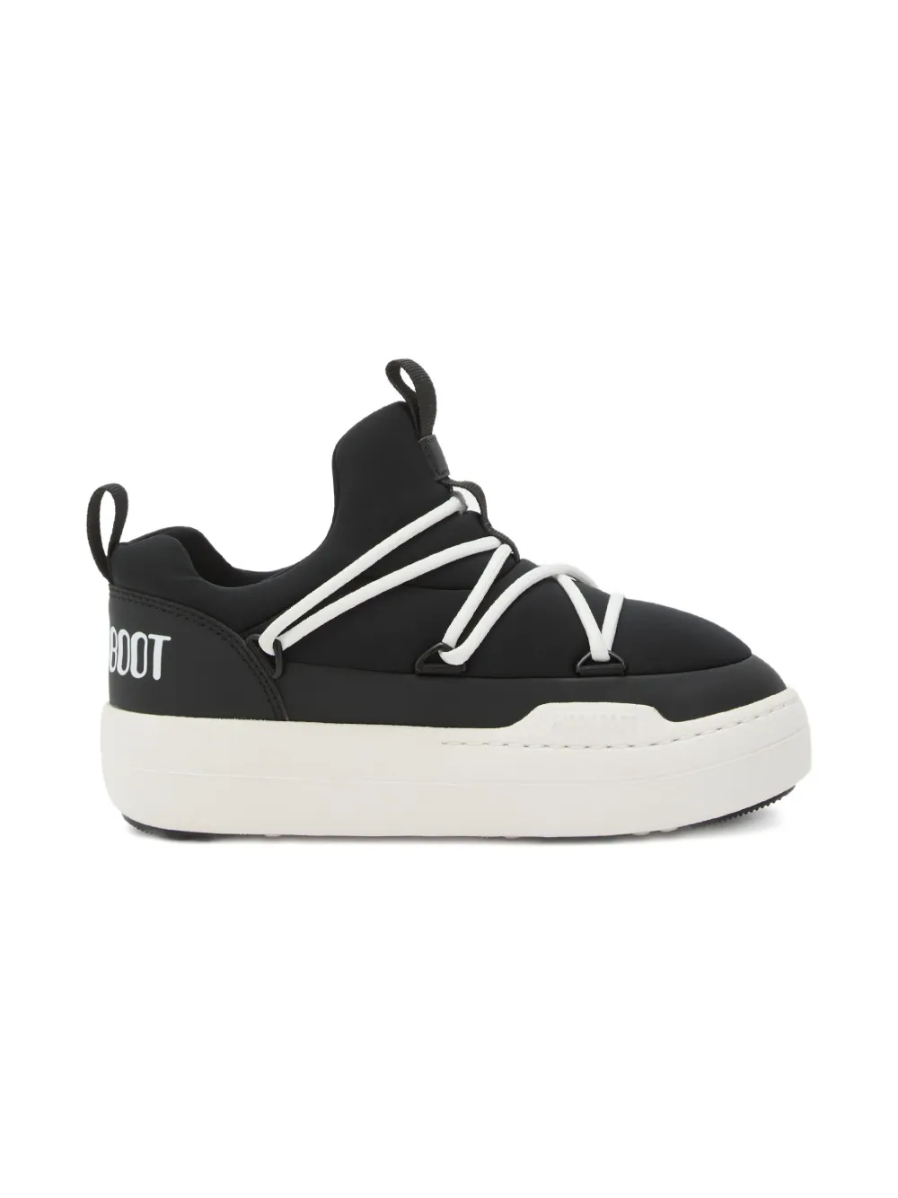 Moon Boot Park Lace-up Sneakers In Black