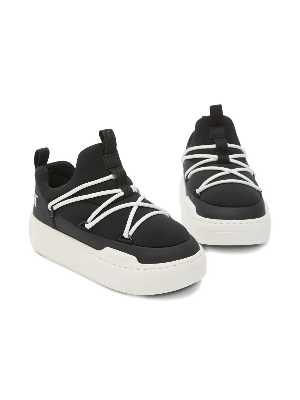 Moon Boot Park Lace-up Sneakers In Black