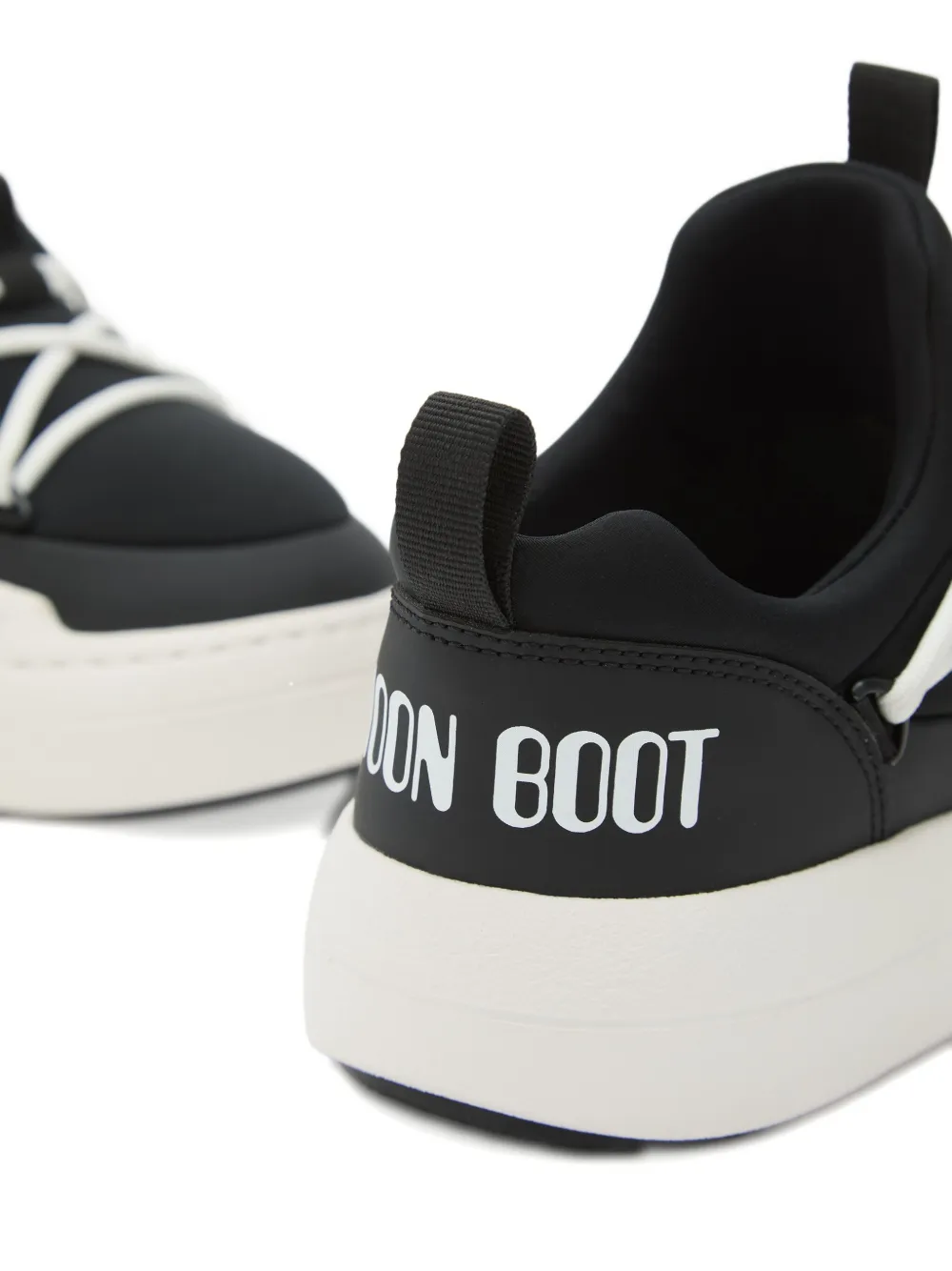 Moon Boot Park Lace-up Sneakers In Black