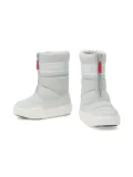 Moon Boot Kids zip-front quilted snow boots - Grey