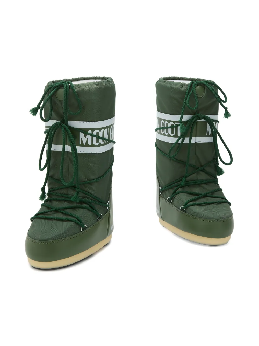 Moon Boot Kids Nylon veterlaarzen Groen