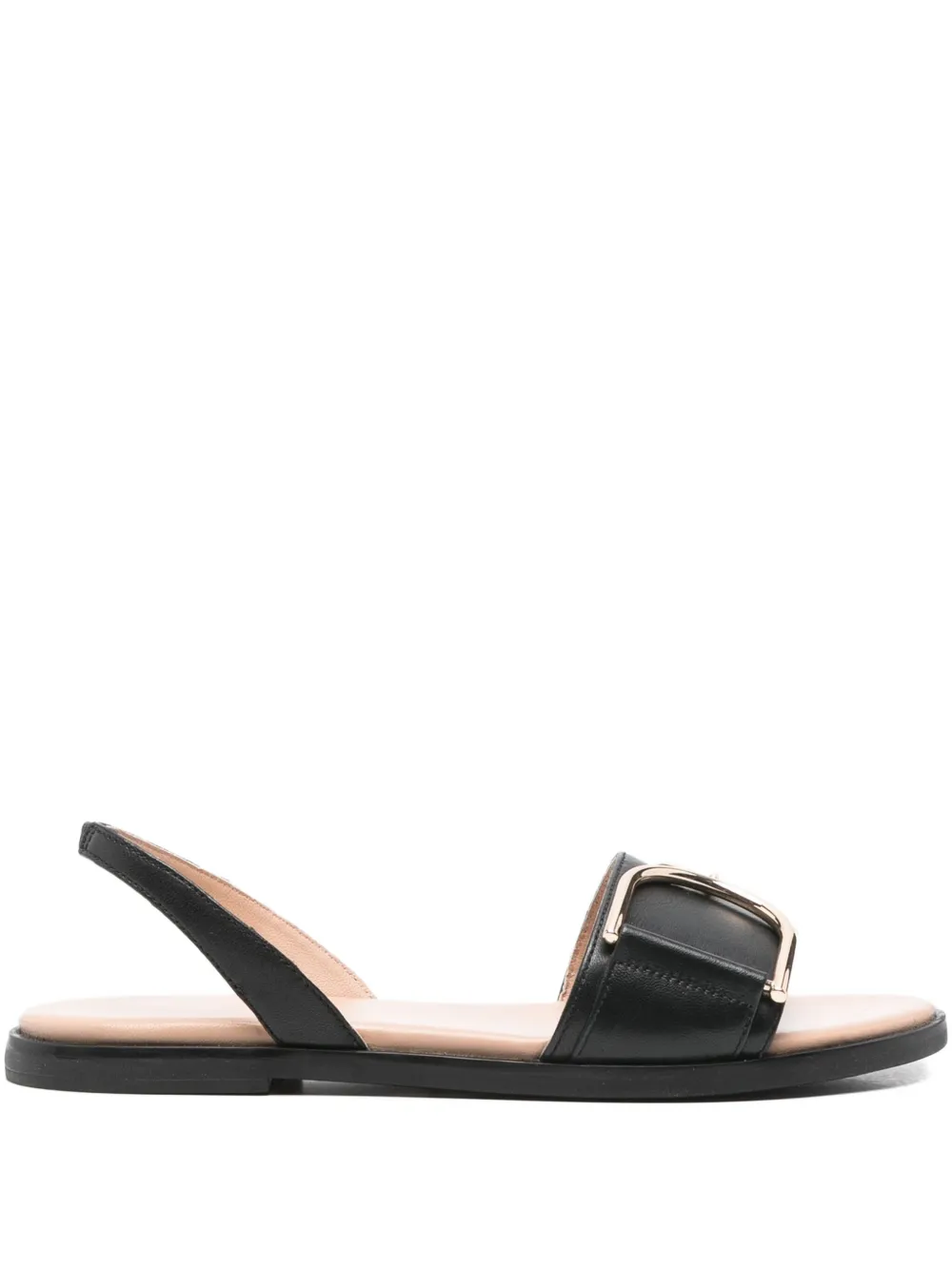 Geox Naileen buckle slingback sandals Black