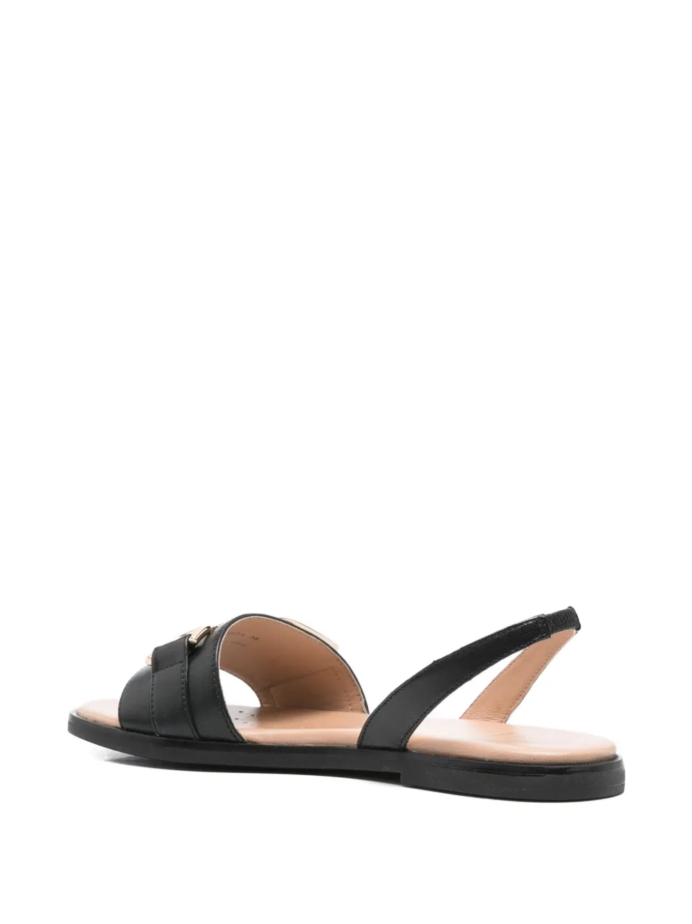 Geox Naileen buckle slingback sandals Black
