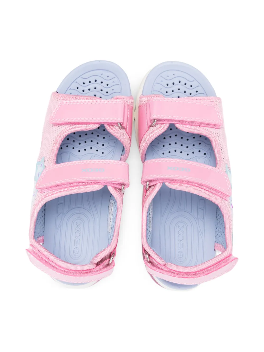 Geox Kids Ciberdron wing star sandals Pink