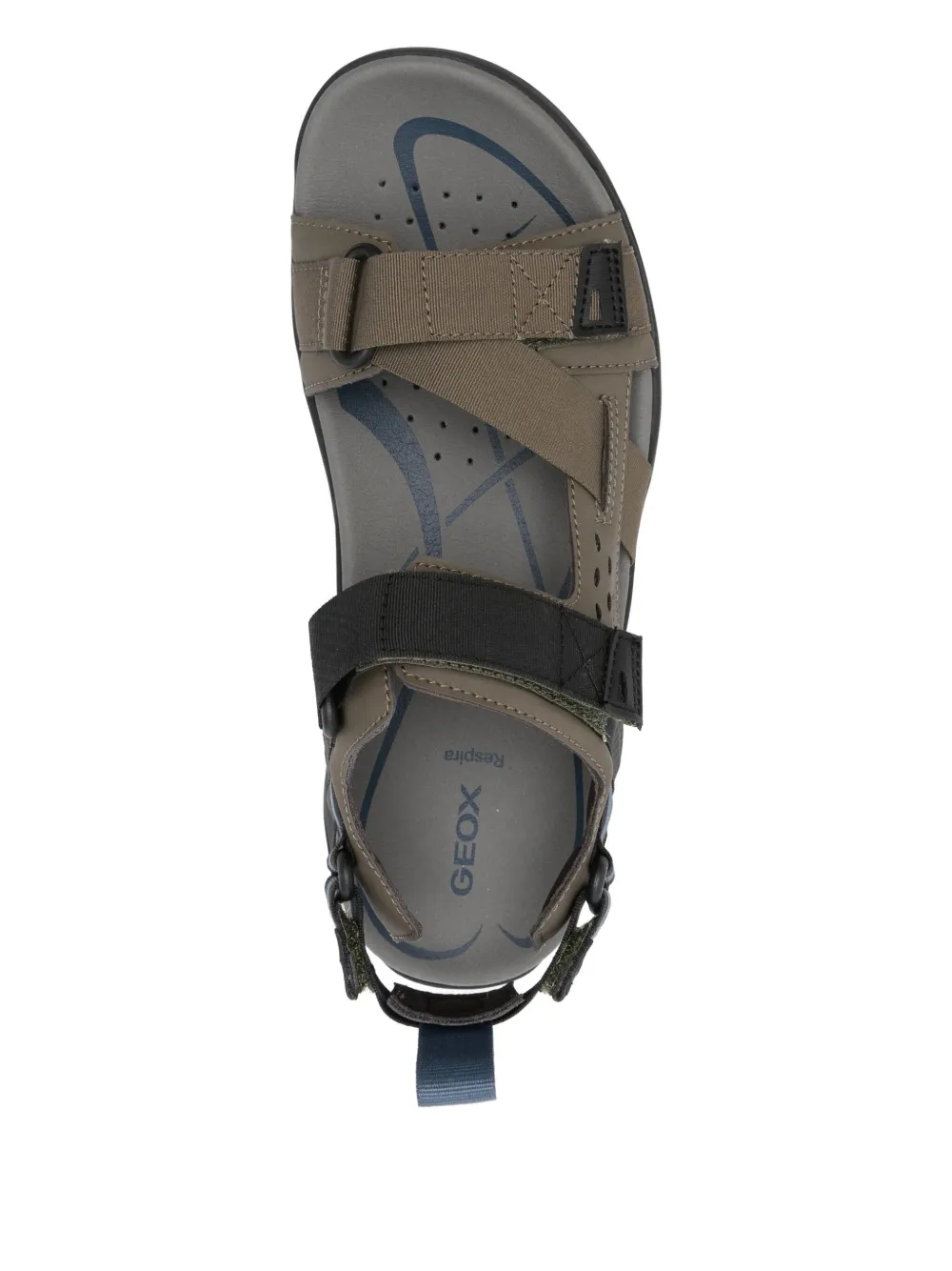 Geox Terreno grip strap sandals Green