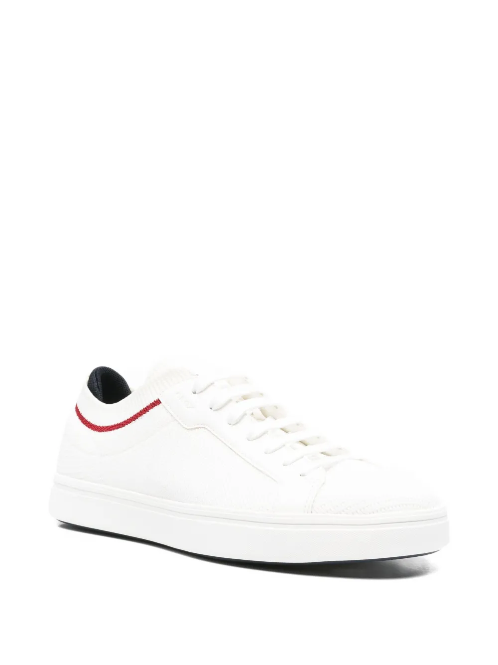 Geox Baltmoore knitted-panel lace-up sneakers White