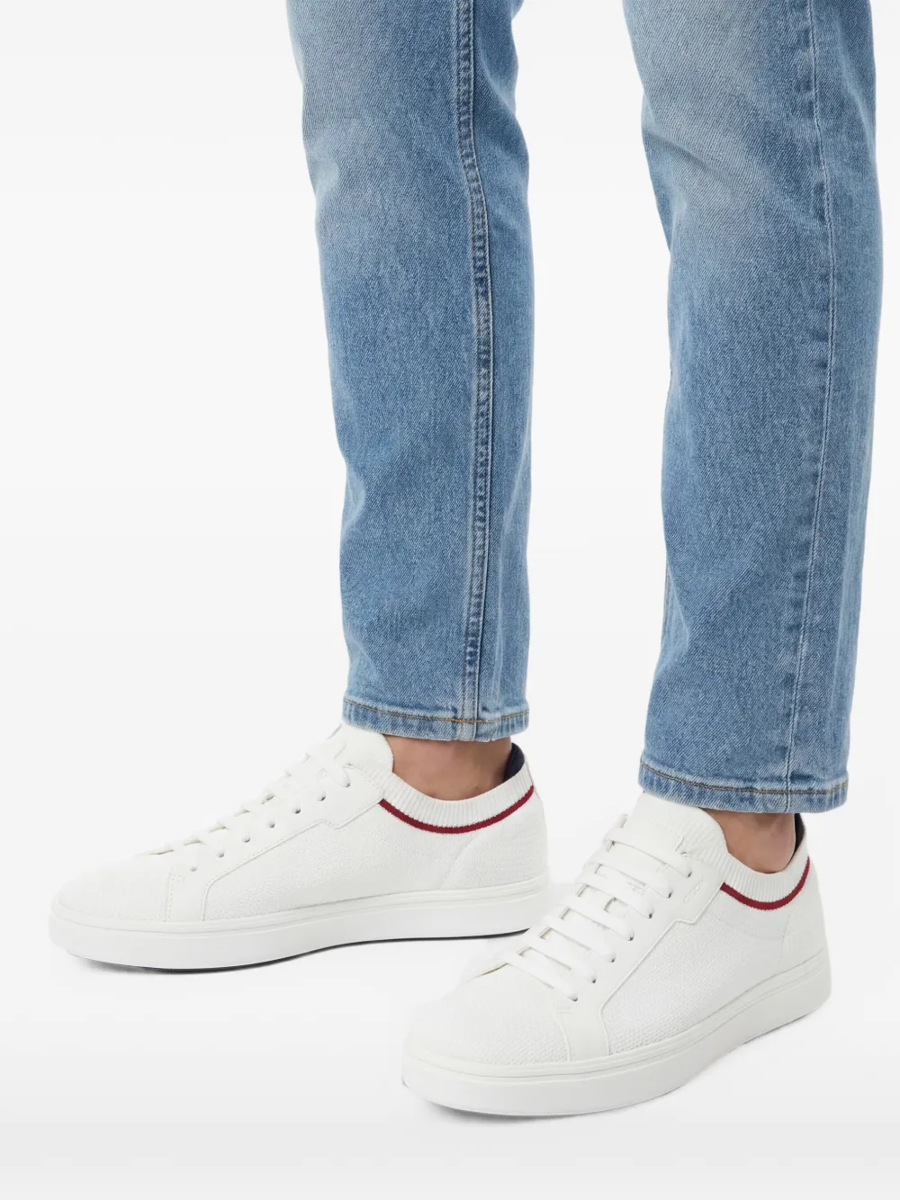 Geox Baltmoore sneakers met gebreid vlak Wit