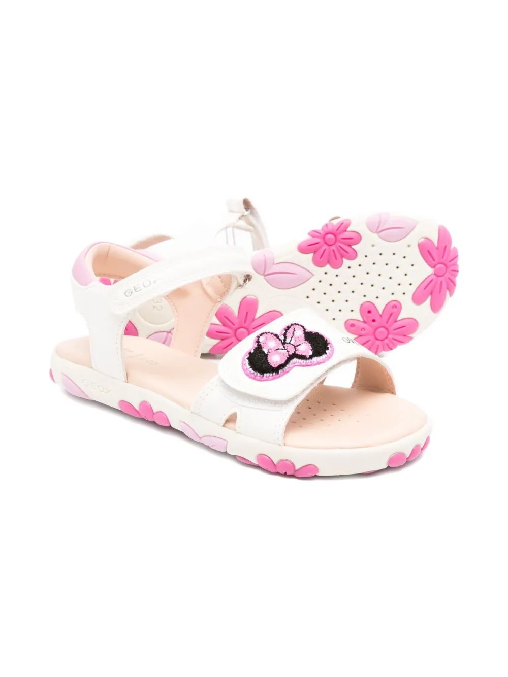 Geox Kids Haiti flower-embellished sandals | Girls Shoes | Image 2