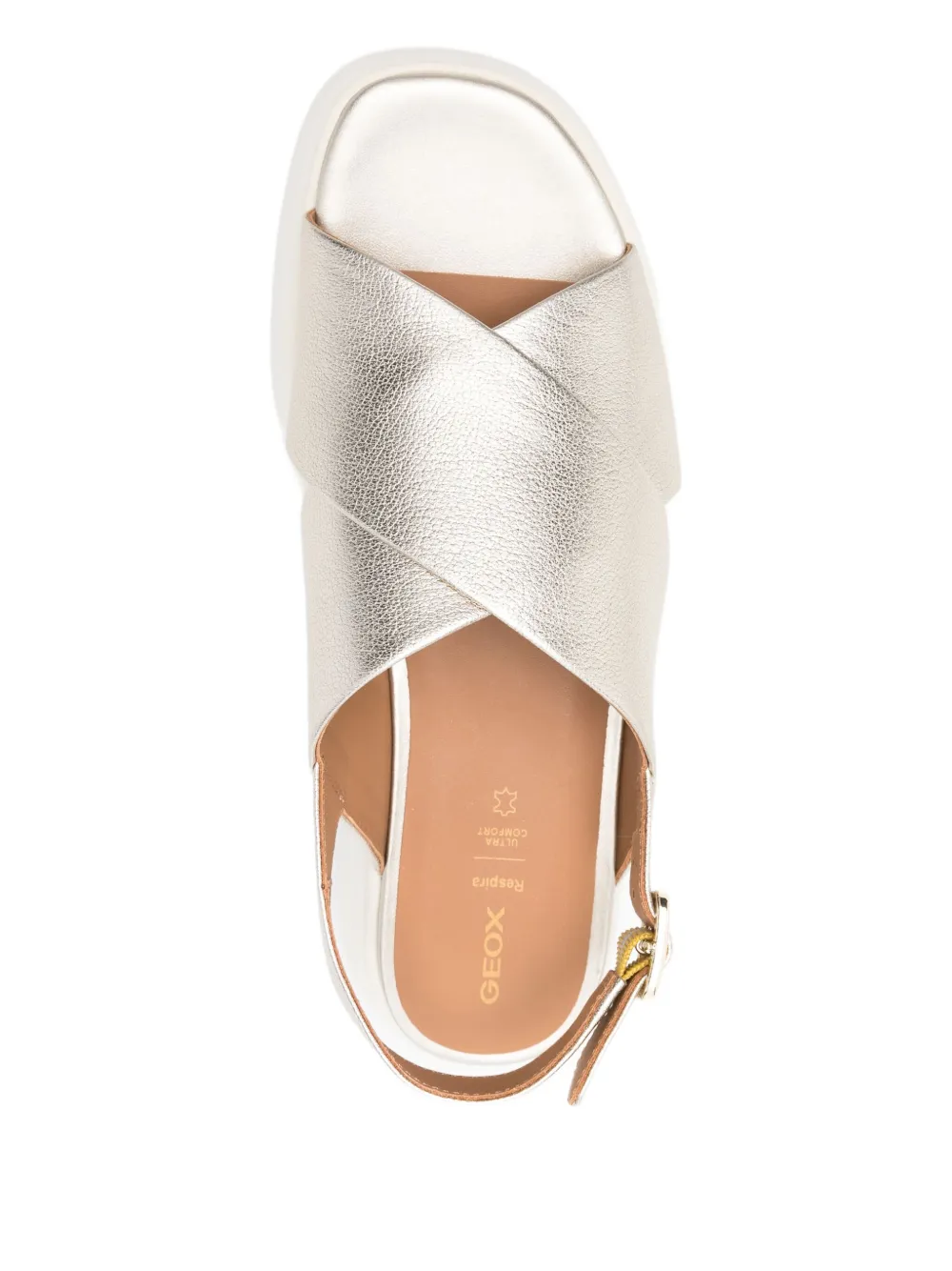 Geox 55mm Spherica™ EC4.1 crossover slingback sandals Gold