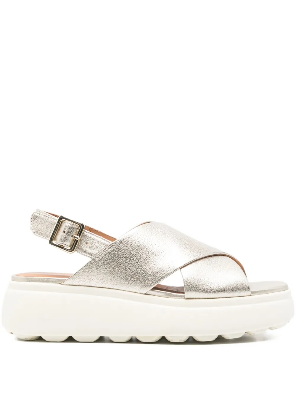 Geox 55mm Spherica™ EC4.1 crossover slingback sandals Gold