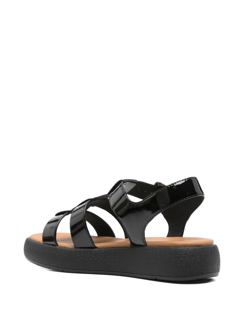 Geox 40mm D Camalei buckle-fastening platform sandals Black
