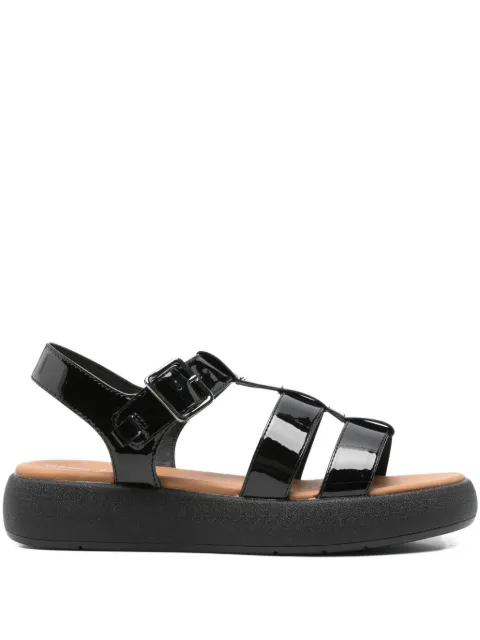 Geox Sandália D Camalei com fivela e plataforma 40mm