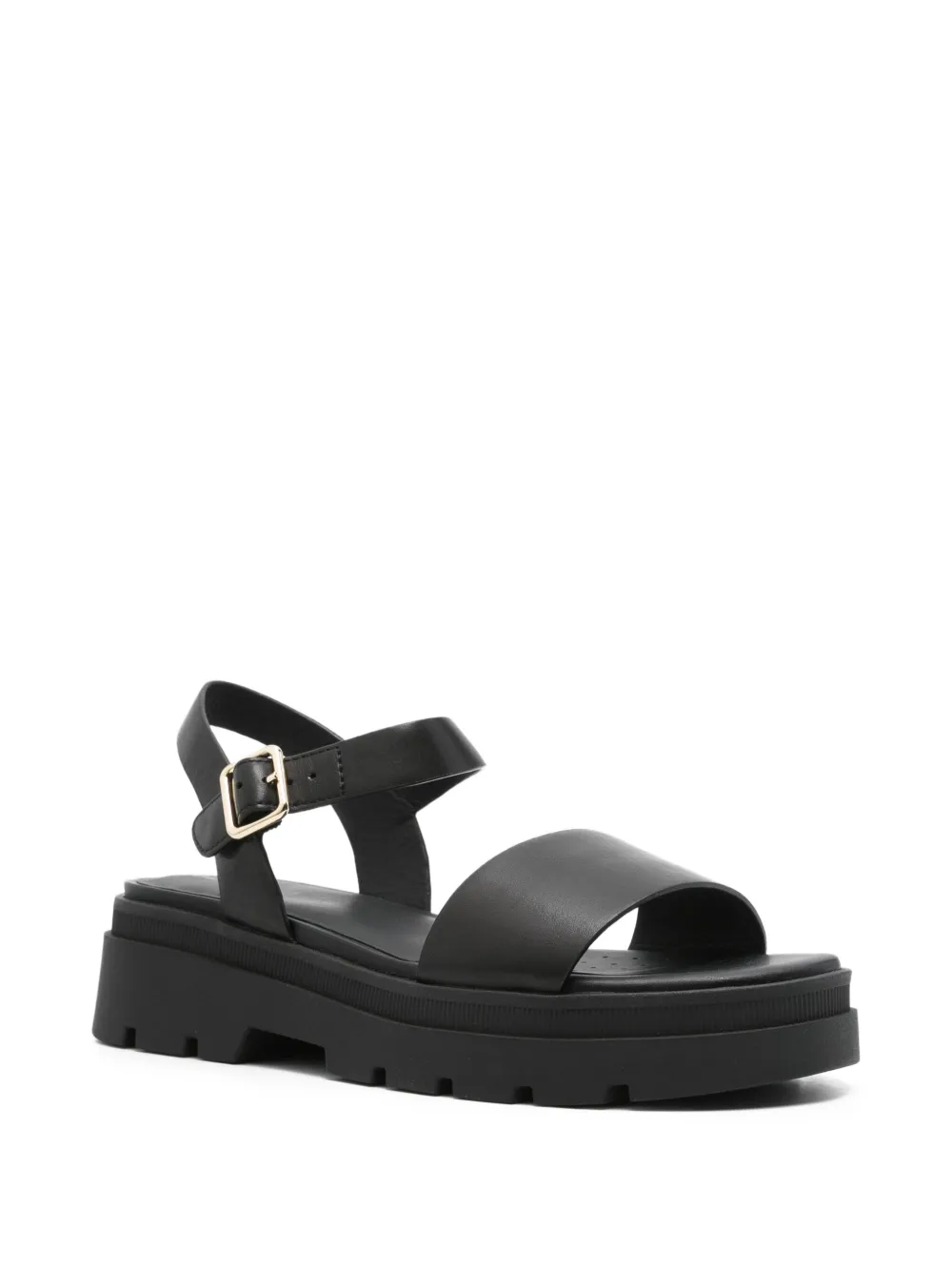 Geox 50mm Adacter S buckle ankle-strap sandals Black