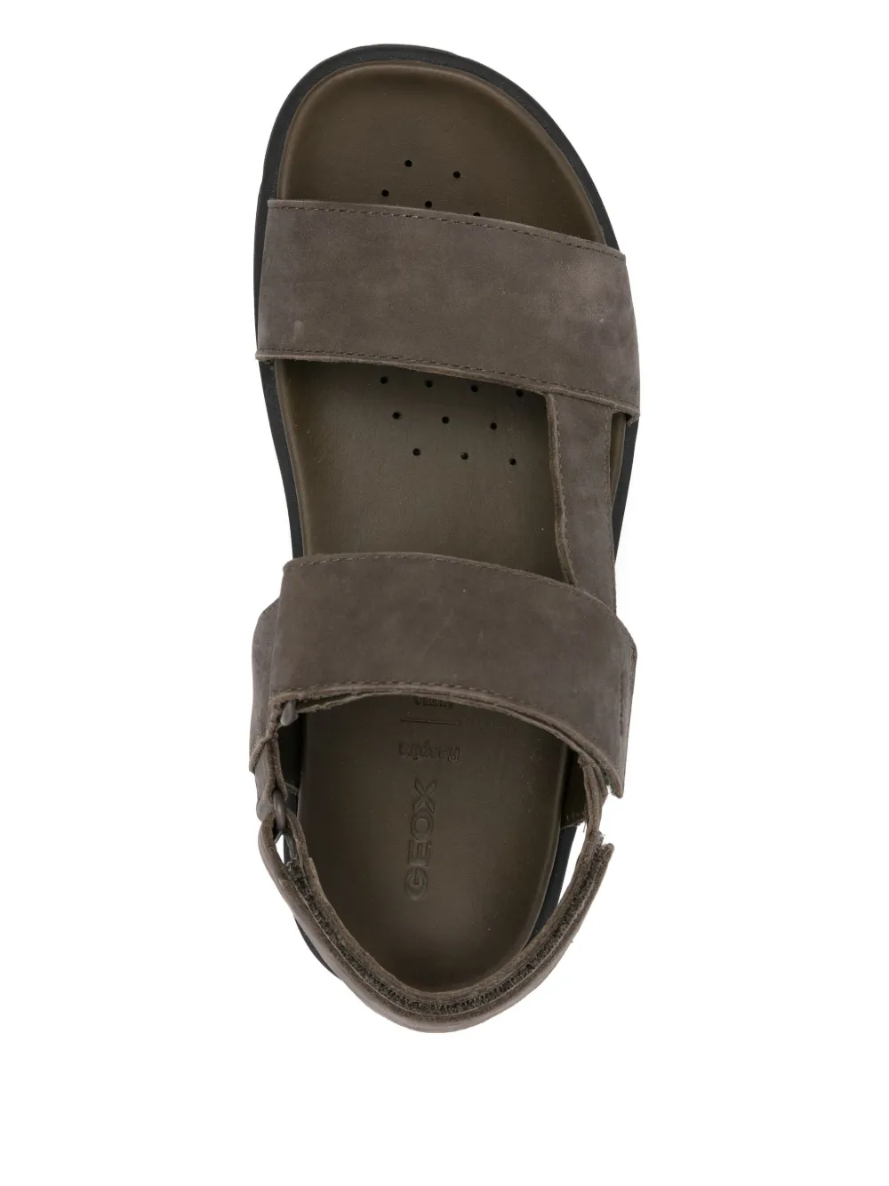 Geox Xand double-strap sandals Green