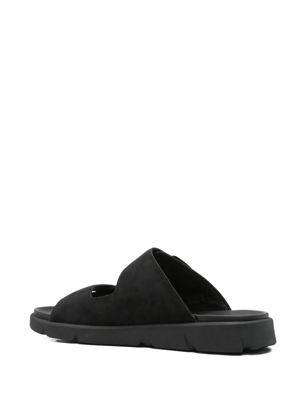 Geox double buckle sandals Black