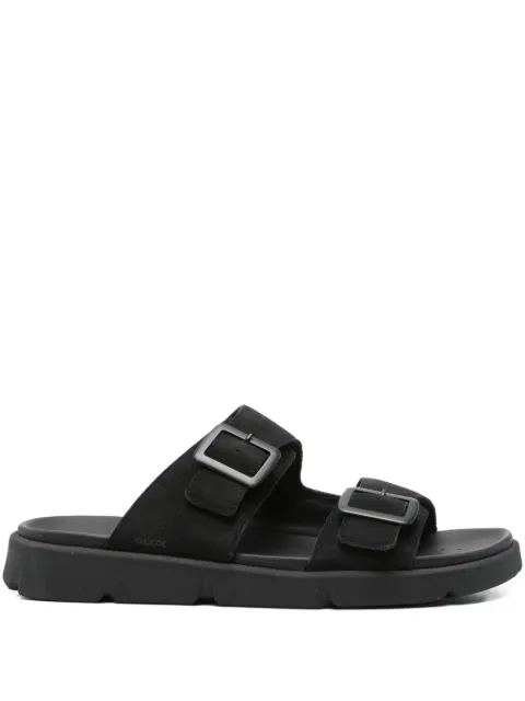 Geox double buckle sandals