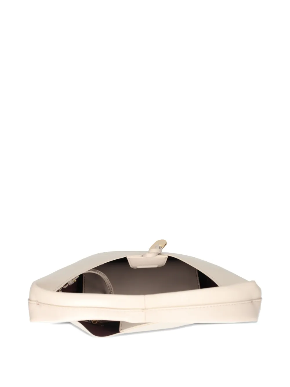 Calvin Klein Boekentas met gewelfde handgreep Beige