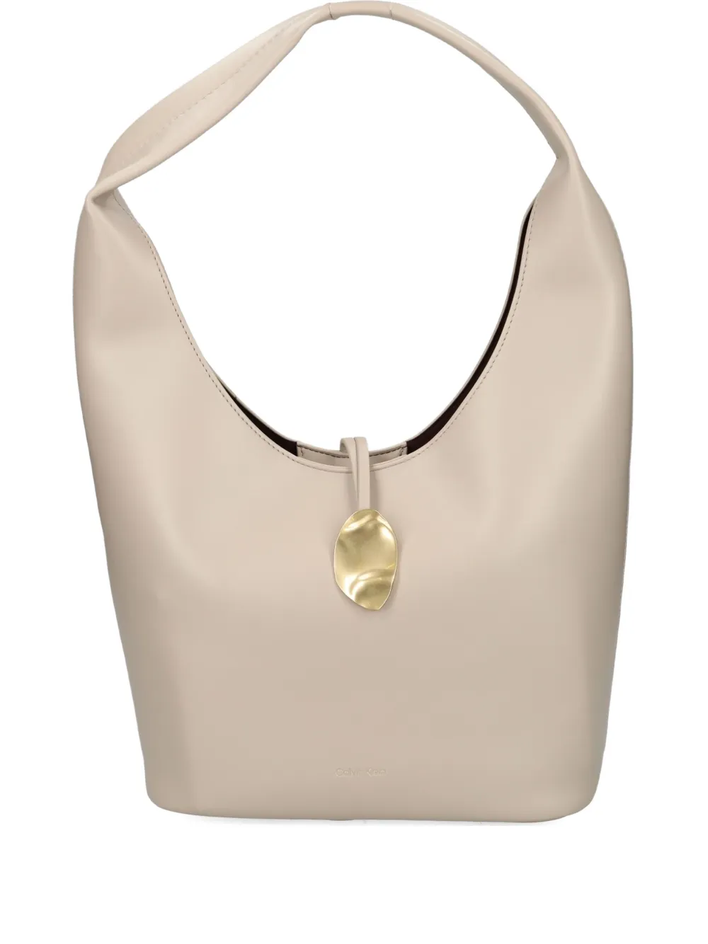 Calvin Klein Boekentas met gewelfde handgreep Beige