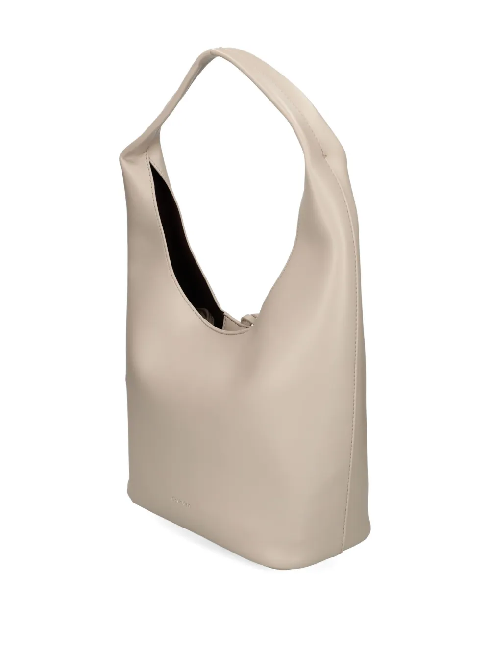 Calvin Klein Boekentas met gewelfde handgreep Beige