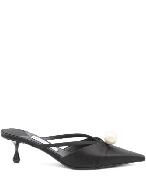 Jimmy Choo 50mm Sana pearl-embellished mules