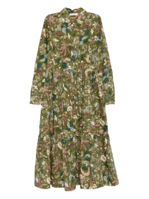 *Ulla Johnson* プリントジャージーワンピース ドレス 送料込/関税込□Ulla Johnson□プリントジャージーマキシドレス