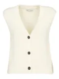 Marc O'Polo button-front knitted vest - White