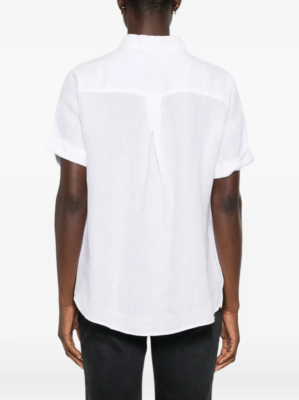 Marc O'Polo Blouse met korte mouwen Wit