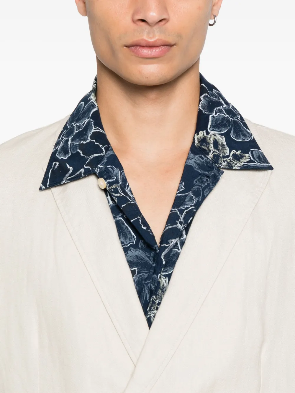Marc O'Polo Linnen blazer Beige
