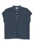 Marc O'Polo short-sleeved button top - Blue