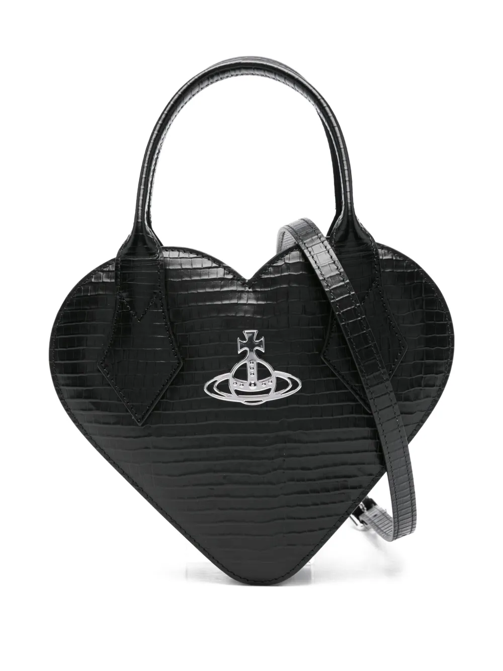 Vivienne Westwood Josephine Heart schoudertas Zwart