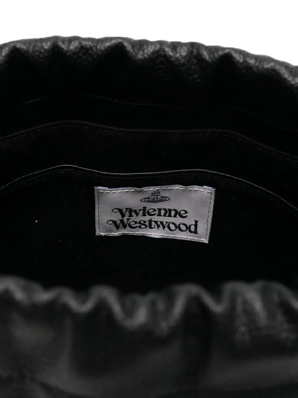 Vivienne Westwood Hilary tas verfraaid met orb en trekkoord Zwart