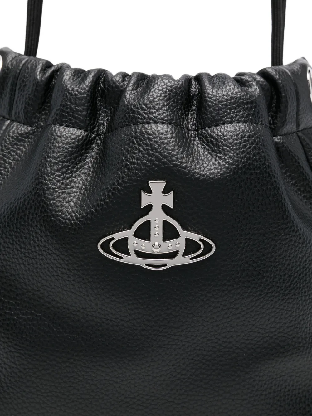 Vivienne Westwood Hilary tas verfraaid met orb en trekkoord Zwart
