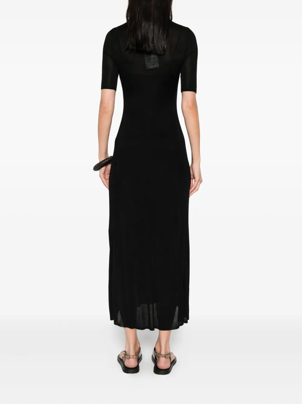 Ulla Johnson Maxine midi-jurk Zwart