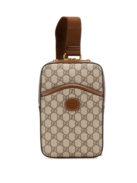 Gucci Pre-Owned 2016-2025 GG Supreme Interlocking G Sling Bag crossbody bag
