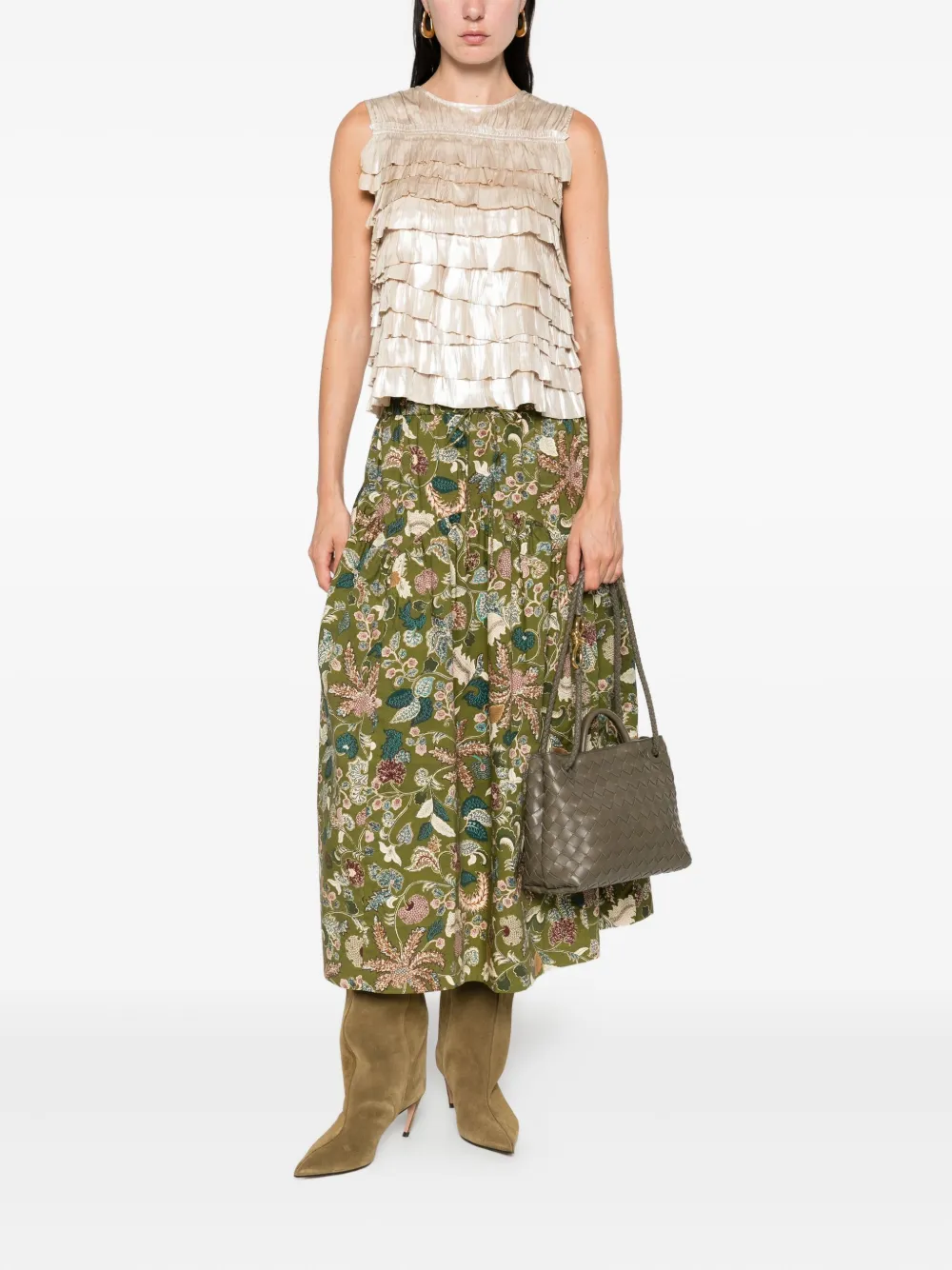 Ulla Johnson Quinn layered ruffled top | Blouses | Image 2