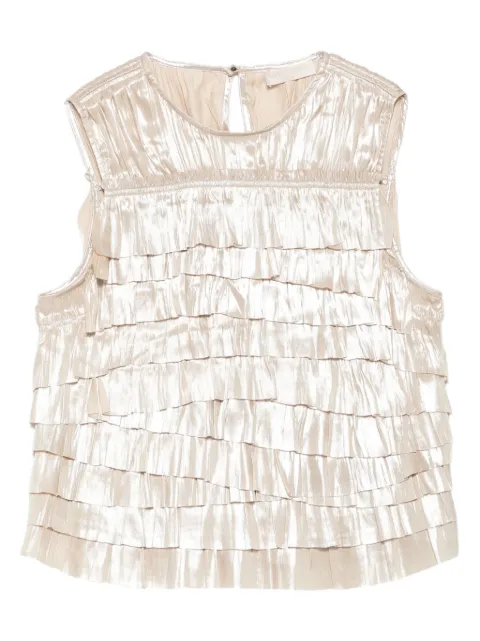 Ulla Johnson Quinn layered ruffled top