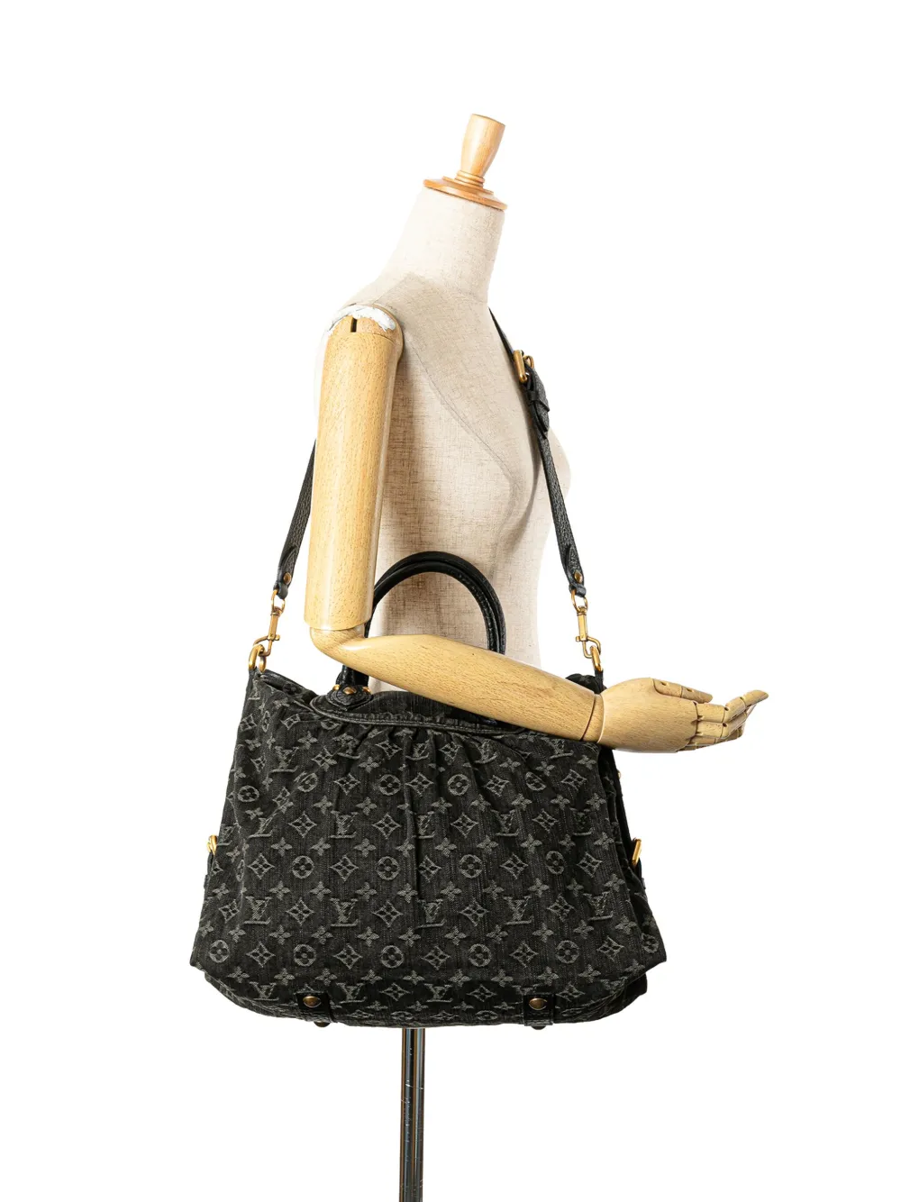 Louis Vuitton Pre-Owned 2000-2025 Monogram Denim Neo Cabby MM satchel | Pre-Owned | Image 2