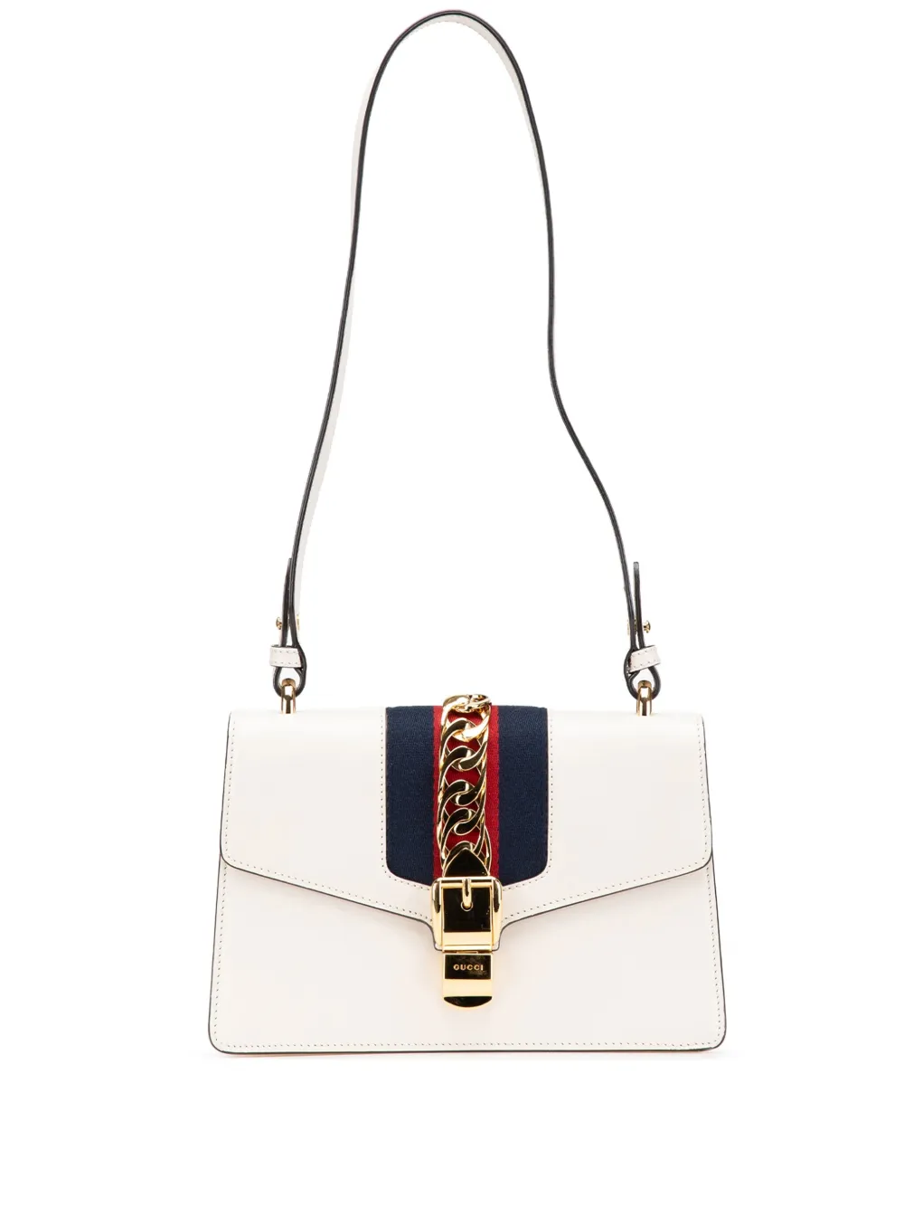 Pre-owned Gucci 2000-2015 Small Leather Sylvie Satchel