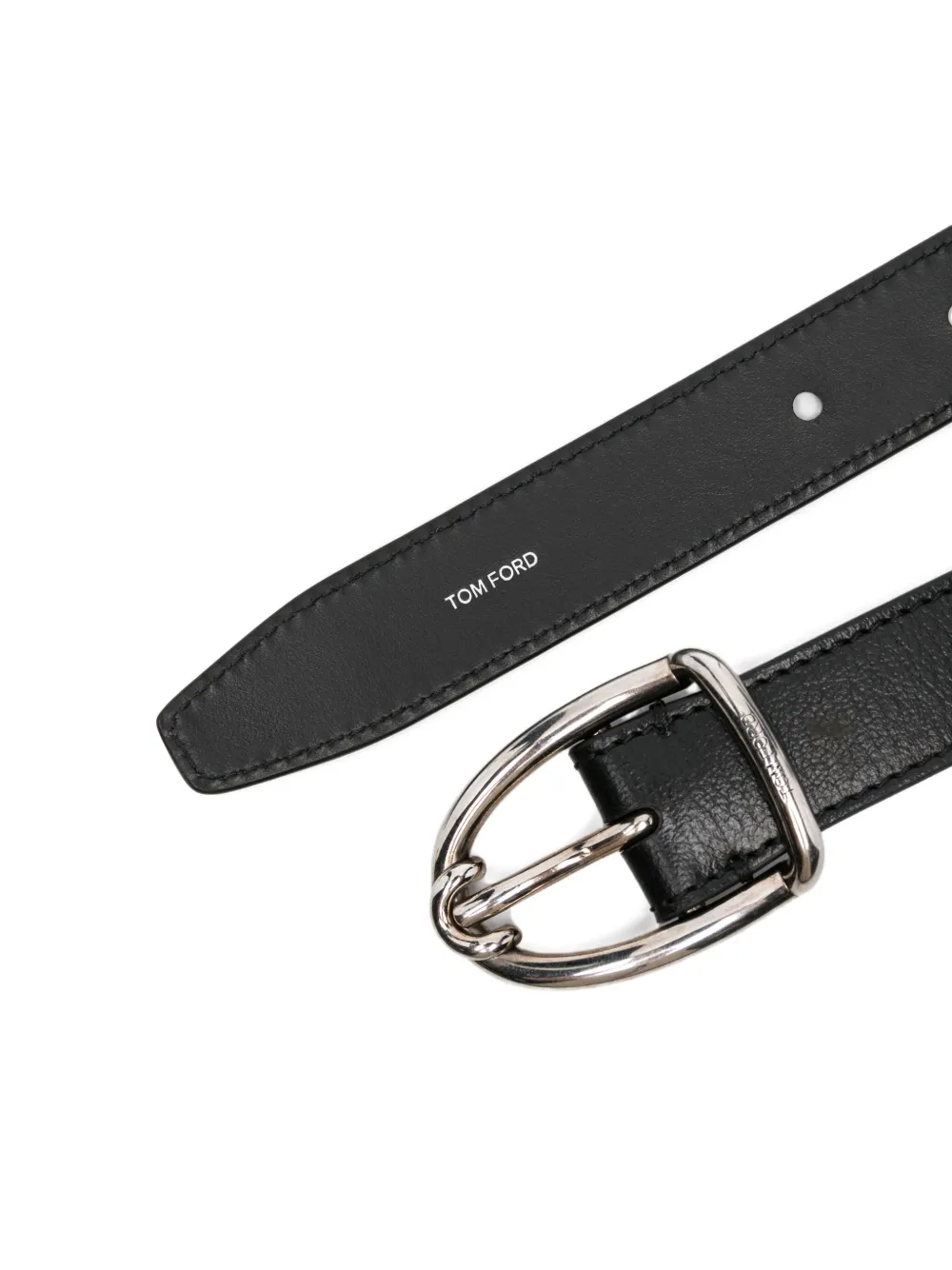 TOM FORD Leren riem Zwart