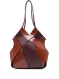 Ulla Johnson Charlotte woven leather shoulder bag - Purple