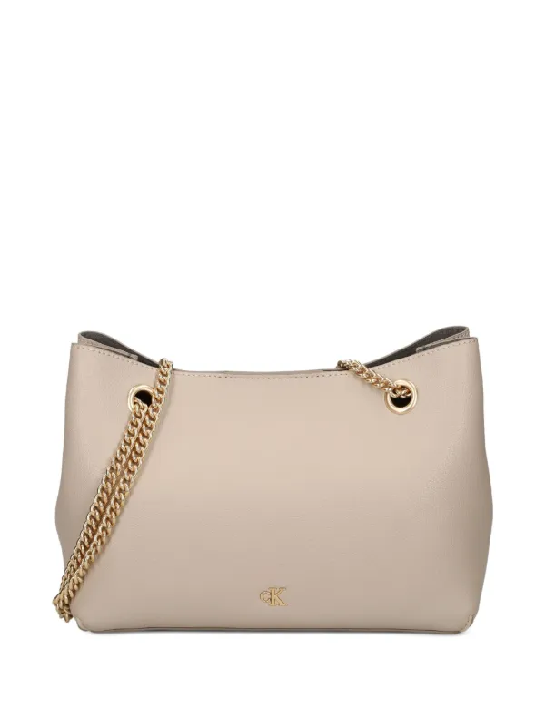 Calvin Klein chain-strap Satchel Bag Neutrals FARFETCH PH