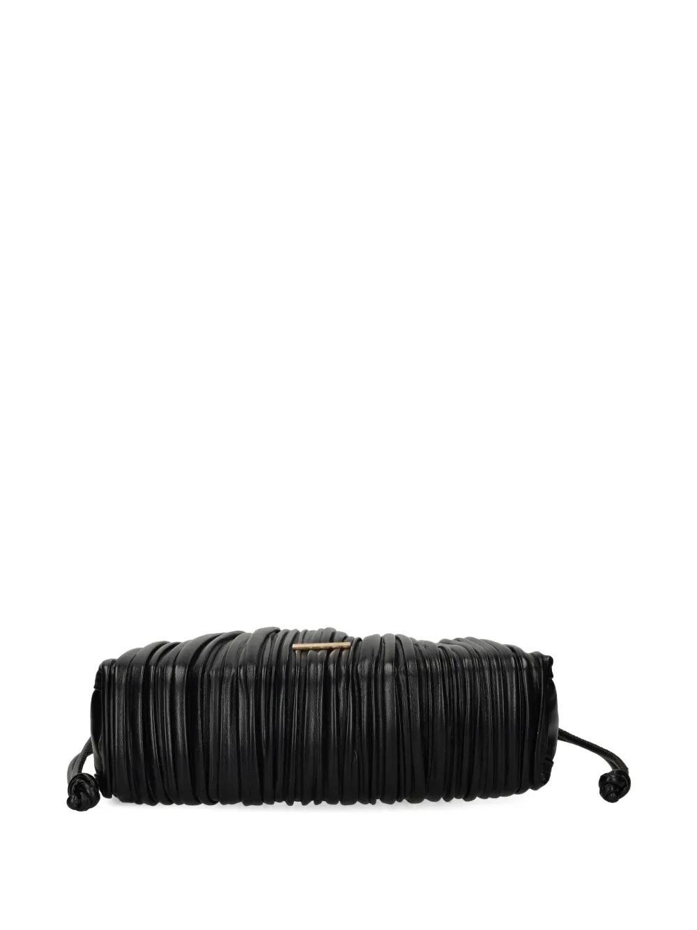Calvin Klein Geplooide tas met ketting Zwart
