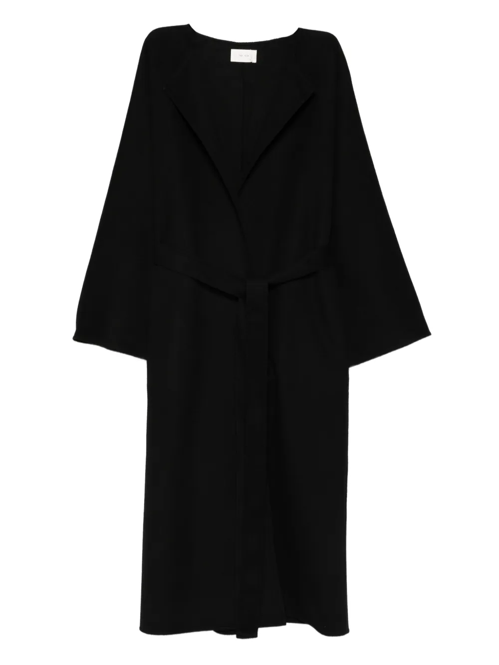 The Row Nilsat Belted Cashmere Coat In Black