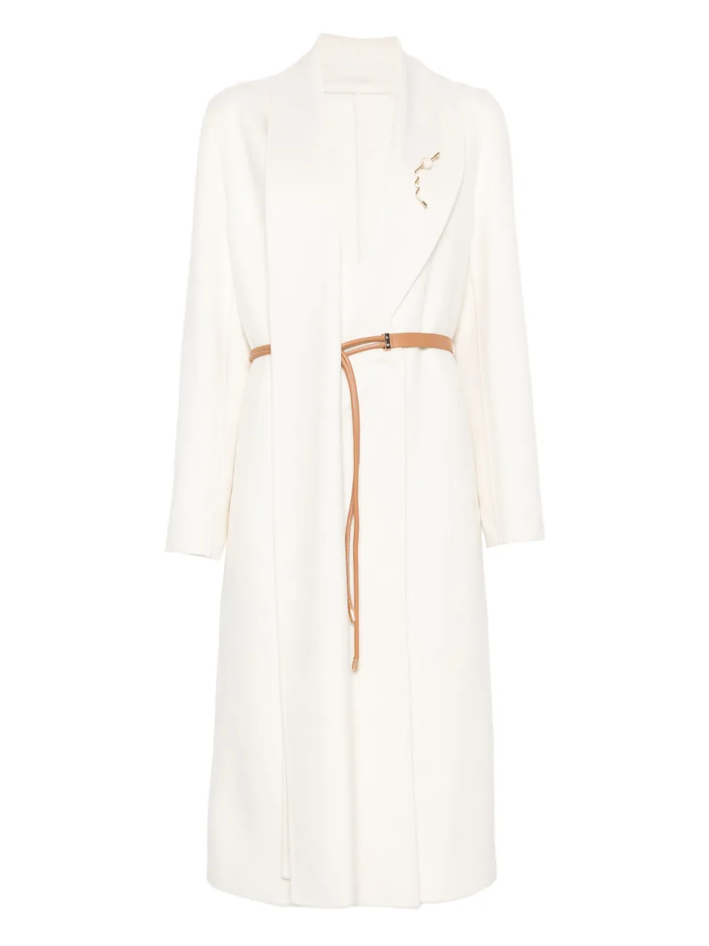 Liska Belted Coat In Multi