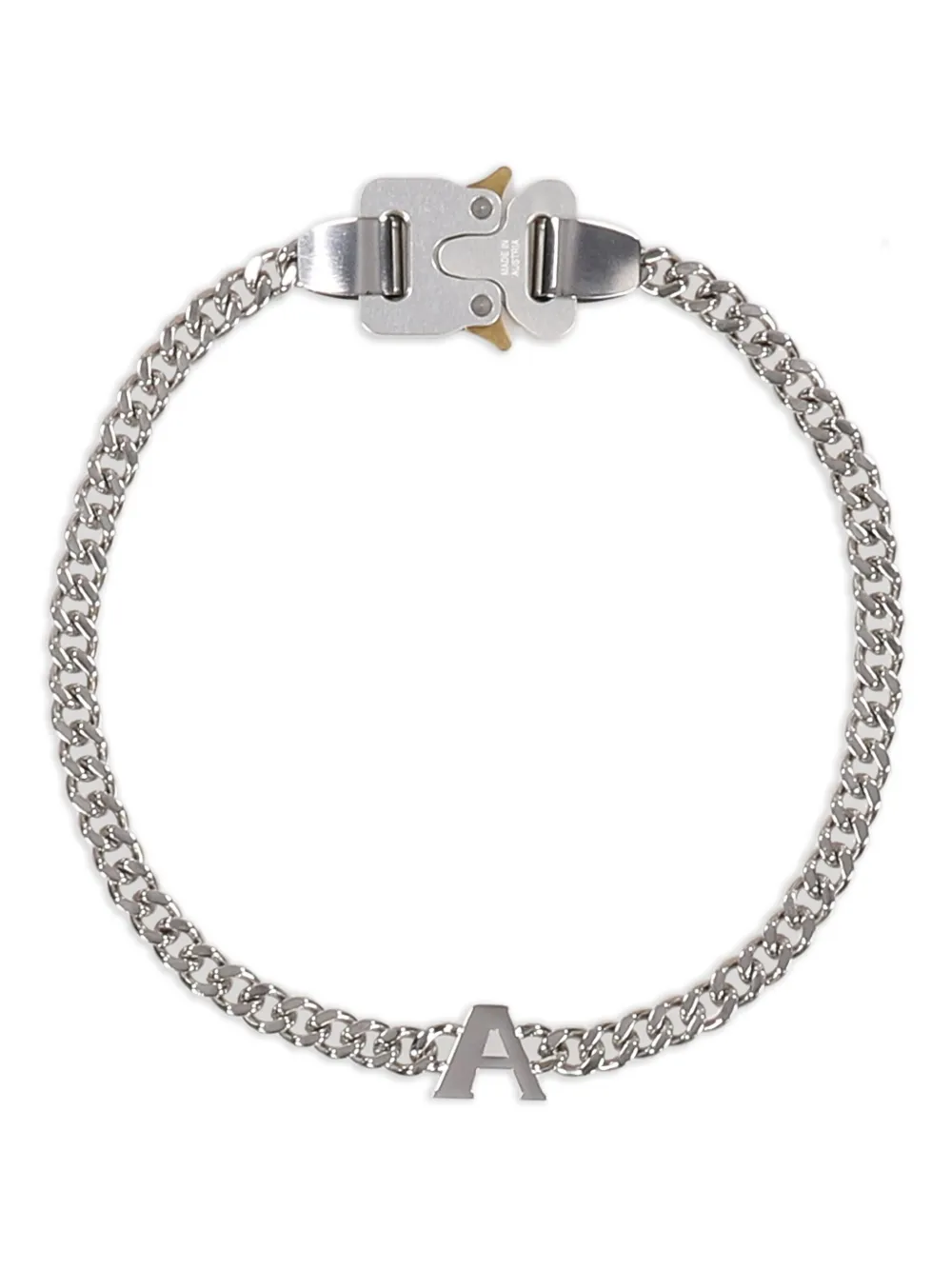 1017 ALYX 9SM logo-charm chain-link necklace | Silver | Image 1